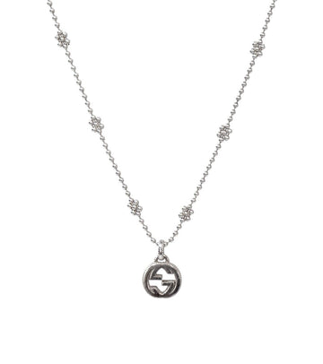 Gucci Bold Interlocking G Silver Necklace 54510 156504234