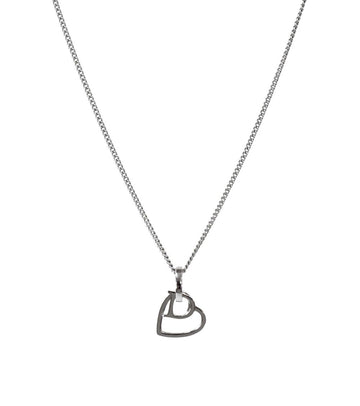 DIOR Herz D Silber Halskette 57839 156504910