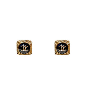 CHANEL Square CC Earrings 58990 156505187