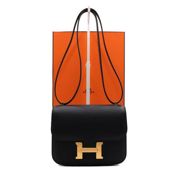 HERMES コンスタンス18 ミニ ブラック バッグ 2026年モデル 156506301