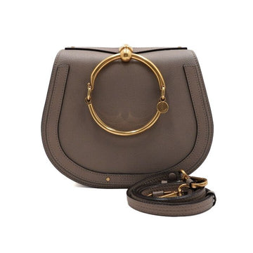 Chloe Beige Calfskin NILE Medium Tote Bag and Shoulder Bag Crossbody aa64086 156506307