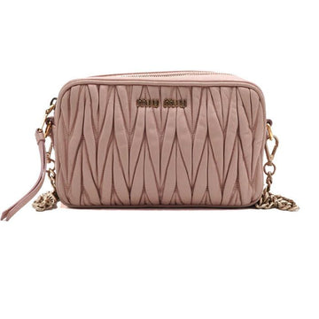 MIU MIU Damentasche mit Kettenriemen in Pink 5BH118 156506311