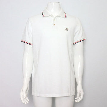 MONCLER SS-Polo Herren T-Shirt in Weiß I10918A70300 156512546