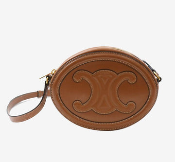 CELINE Oval Pulse Crossbody Bag Braun 1986013DXC04LU 156324417