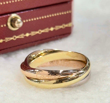 Cartier Trinity Ring 18K Small Tri-Color Ring 63 156521273