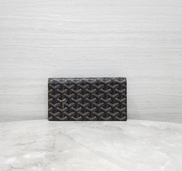 GOYARD Neue schwarze Längsbrieftasche 156524458