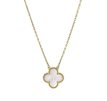 Van Cleef & Arpels Alhambra Vintage Mother of Pearl Necklace 156525489