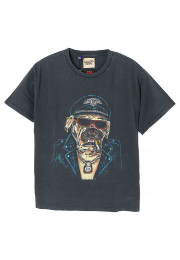 GALLERY DEPT Biker T-Shirt Vintage Schwarz OBD10284 VBLK 152882935