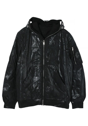 Rick Owens DRKSHDW GIMP Flight Bomber Jacket Black DU01E3772 PF 09 135704817