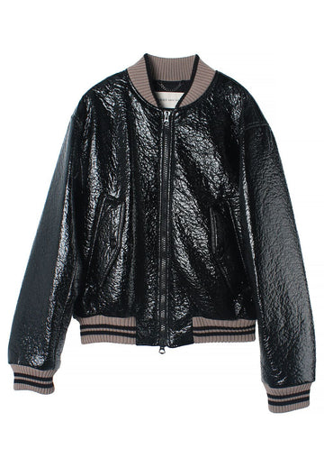 DRIES VAN NOTEN クリンクル VELLOW ジャケット ブラック 2320205297205900 58286133