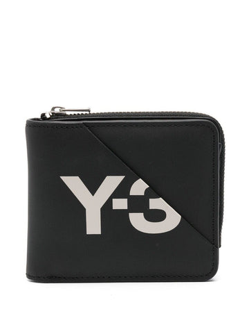 YOHJI YAMAMOTO Y3 Logo Reißverschluss Geldbörse Schwarz IY4061 142341684