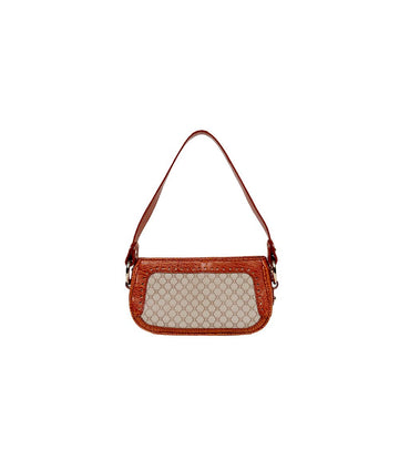 Celine Brown Macadam Shoulder Bag 59226 156529525