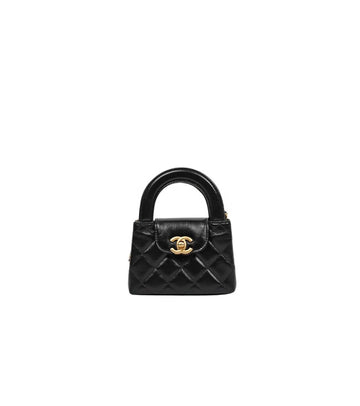 CHANEL Schwarze Kelly Nano Crossbody 59178 156530974
