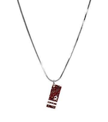 Dior Red Trotter Silver Necklace 59762 156531186 [P]
