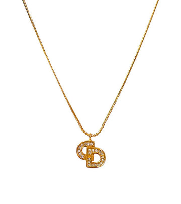 DIOR キュービック CD ゴールド ネックレス 59142 156531245