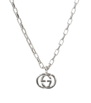 Gucci Interlocking G Silver Necklace 57983 156531256