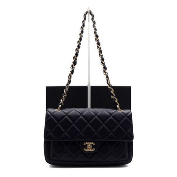 CHANEL Dame Schultertasche aus Lammleder mit Goldkette AS2799 156533087
