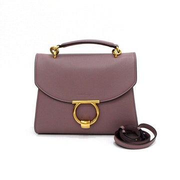 SALVATORE FERRAGAMO 21 H493 Mini Handtasche in Rosé mit goldenen Details 156533097