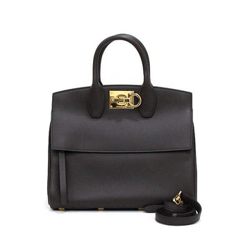 SALVATORE FERRAGAMO 21 H159 Gancini Studio Kleine Tote- und Schultertasche aa64171 156533098