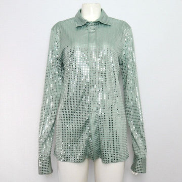 BOTTEGA VENETA Seidenbluse mit Spiegeleffekt 586976 156533634