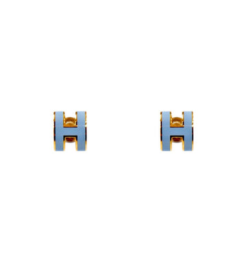 HERMES Blaue Pop Aush Ohrringe 59328 156535718