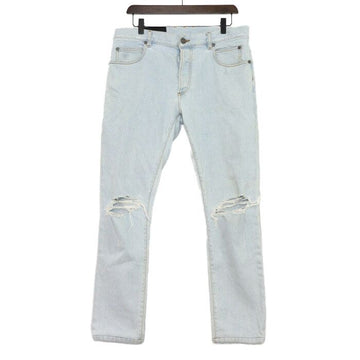 BALMAIN バイカー スリムフィット ダメージ ウォッシュ メンズデニムパンツ ジーンズ aa64128 156538201