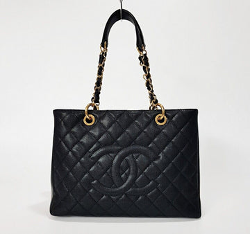CHANEL Caviar Grand Shopping Chain Shoulder Bag 18 Series 156541452