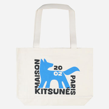 MAISON KITSUNE 6S Galerie Fox Tote Bag Ecru 156552470