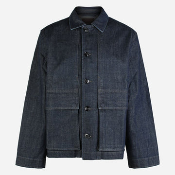 LEMAIRE Denim Oversized Jacke Blau OW1223 LD1056 BL760 156552496