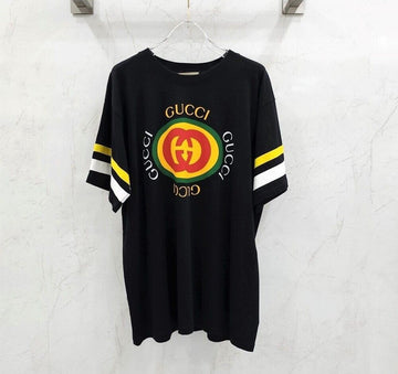 GUCCI ロゴプリントコットンジャージ半袖Tシャツ 138827918