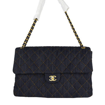 CHANEL クラシック デニム フラップ ショルダーバッグ AS5640 14194 156567550