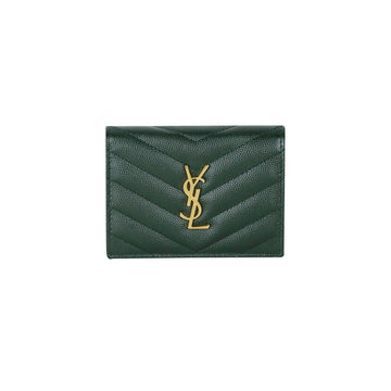 Saint Laurent Quilted Monogram Card Case Wallet 530841 14186 156567891