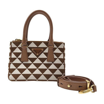 PRADA Symbolstoff Mini Tote- und Schultertasche 52226023 156568543