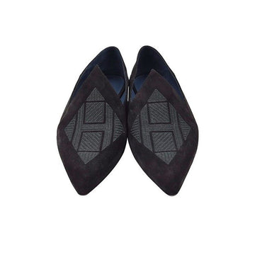 Hermes Suede Flat Shoes 52426013 156569084