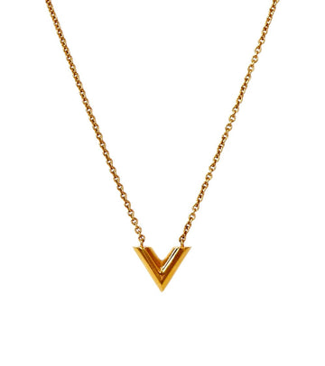 LOUIS VUITTON Essentielle V Gold Halskette 60072 156571679