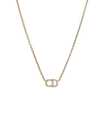 DIOR クレア D ルーン ゴールド ネックレス 57860 156571695