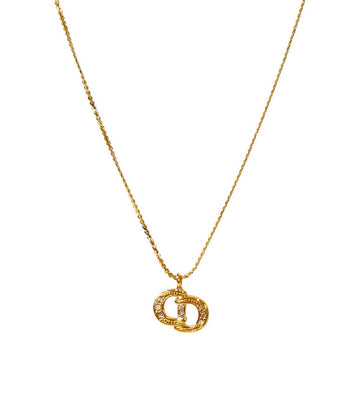 Dior Cubic CD Gold Necklace 58134 156571696