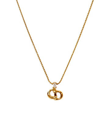 DIOR キュービック CD ゴールド ネックレス 58418 156571716