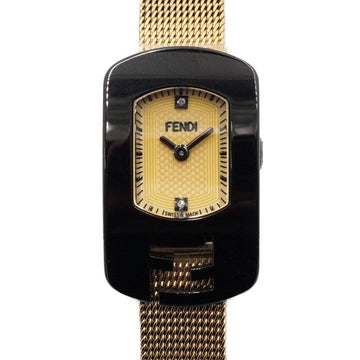 FENDI F347625000 2P-Diamant FF Chameleon Goldmetallarmband Damenuhr 156571986 [P]