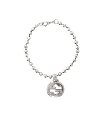 GUCCI Bold Interlocking G Silberarmband 52587 156572058
