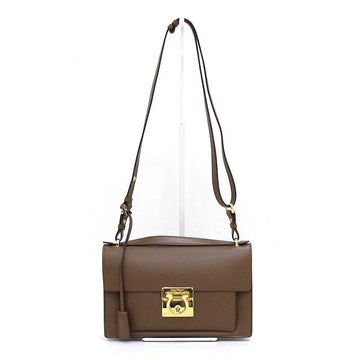 Salvatore Ferragamo Brown Leather Gancini Medium Tote Bag and Shoulder Bag Crossbody 21 G179 156572090