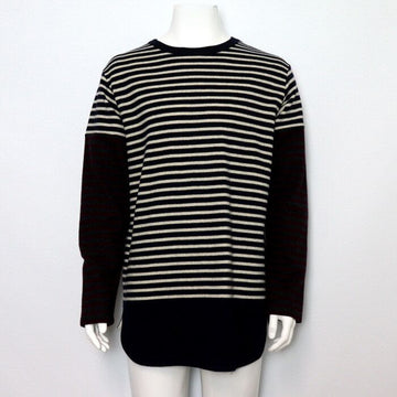 MARNI ウールマルチカラー ストライプ ロングスリーブ ティーシャツ aa63444 156582794
