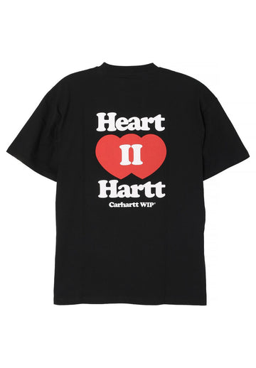 Carhartt WIP HEART Ⅱ HARTT Short Sleeve T-Shirt Black I035203 89XX 149902183