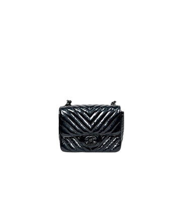 CHANEL ブラック シェブロン プティサック 59415 156606402