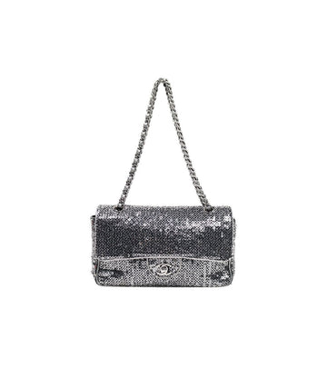 CHANEL スパンコール フラップ チェーン ショルダーバッグ 58581 156606407