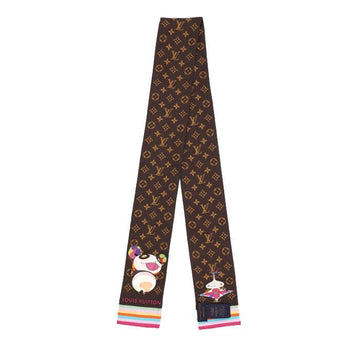 LOUIS VUITTON M96083 Scarf Takashi Murakami Superflat Charakter Braun 156611464