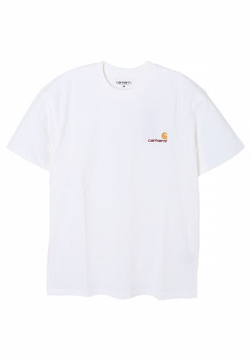 Carhartt American WIP American Script Short Sleeve T-Shirt White I029956 02XX 134529733
