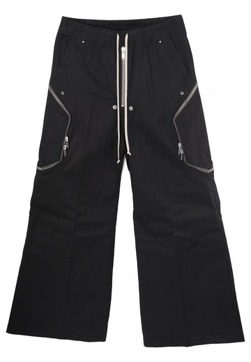 Rick Owens Heavy Poplin Pants Black 156625399