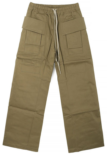 RICK OWENS DRKSHDW Baumwoll-Twill Wide CREATCH Cargo Pale Green DU02C5394 TW 25 60722662