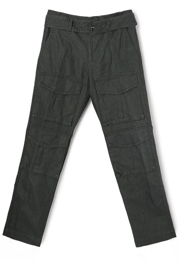Dries Van Noten PREGIS Coated Linen Cargo Pants 2410209358372605 78651036